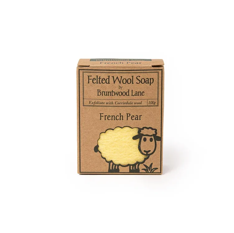 Felted Wool Soap French Pear 新西兰天然手工羊毛香皂【法式香梨】 100g